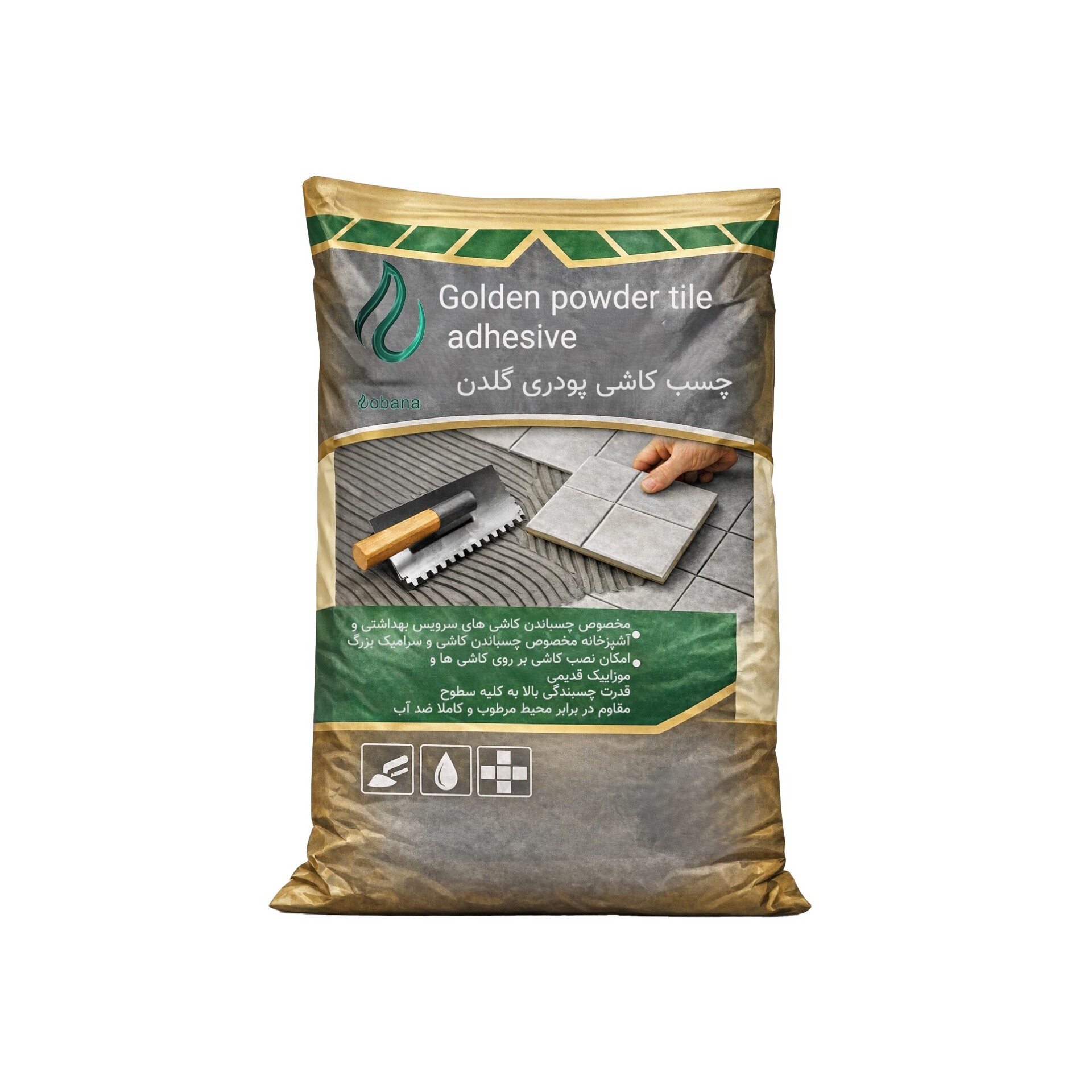  چسب کاشی و سرامیک GOLDEN نوبنا 